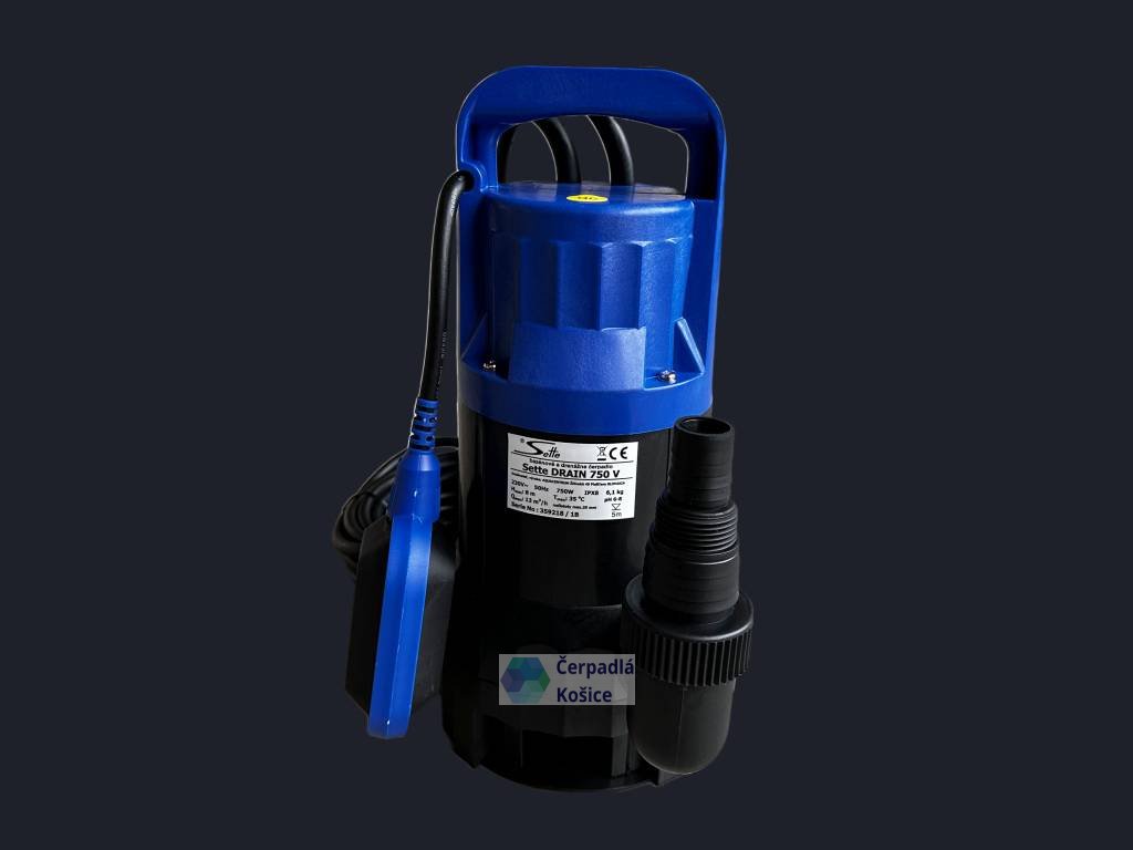 Ponorné kalové čerpadlo Sette Drain 750V (5)